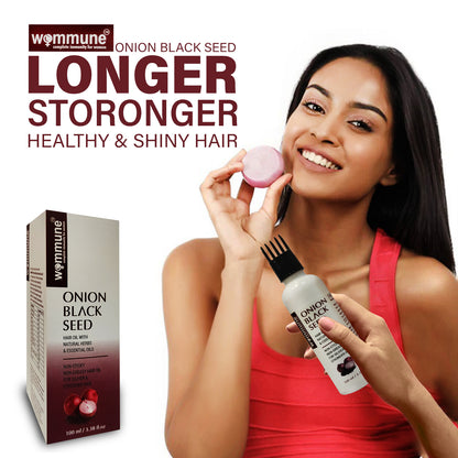 Pure Onion Hair Oil with 16 Herbs and Real Coffee Beans