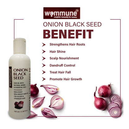 Pure Onion Hair Oil with 16 Herbs and Real Coffee Beans