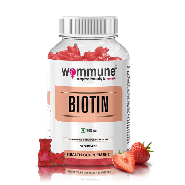 Wommune’s Biotin – Hair & Nail Health Gummies