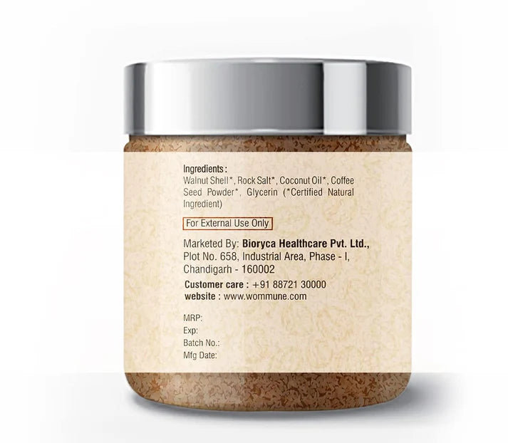 Wommune’s Exfoliate Coffee Scrub - Deep cleanse