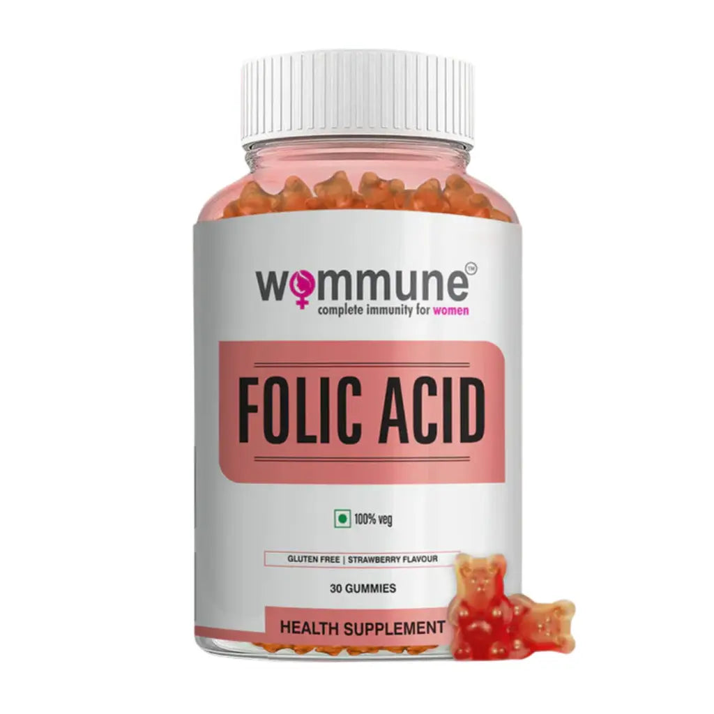 Wommune’s Folic Acid – Haemoglobin Support Gummies