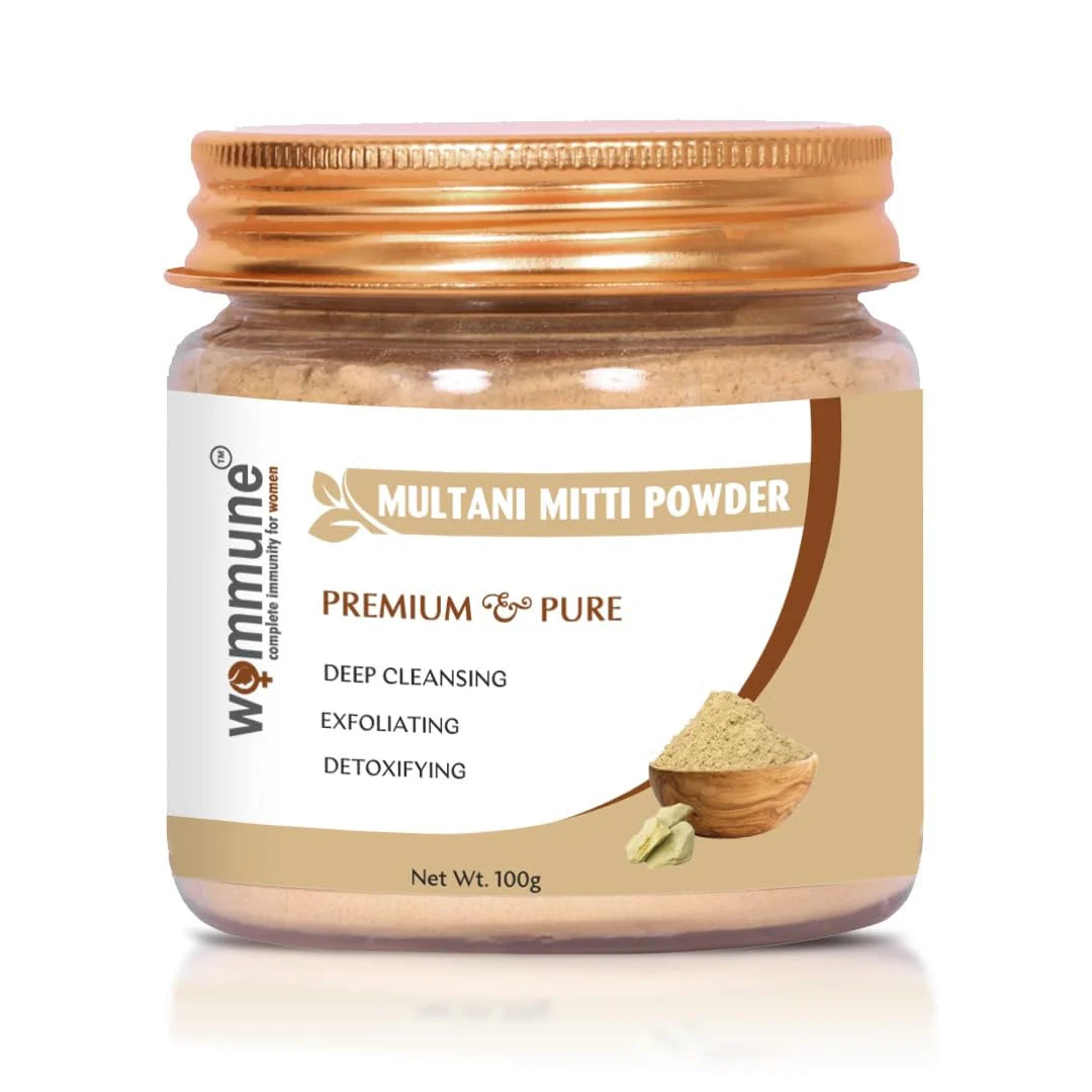 Wommune’s Natural Multani Mitti Powder - Detox & exfoliate