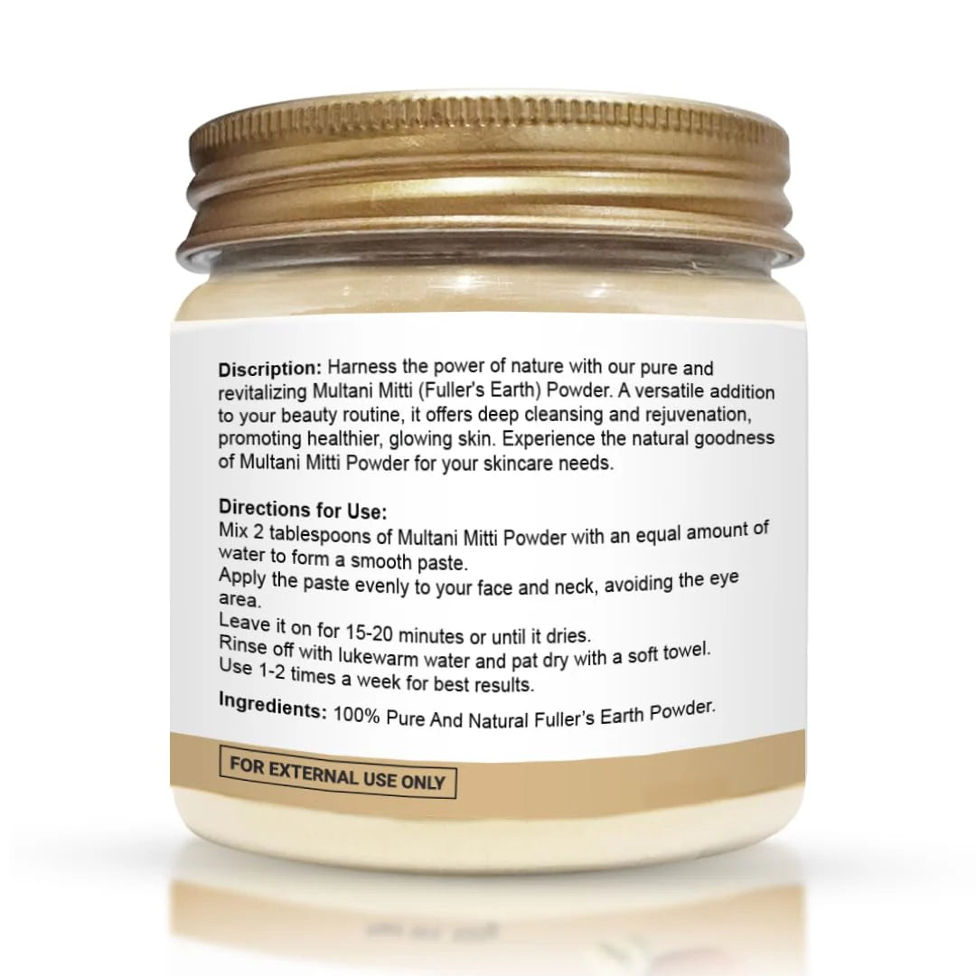 Wommune’s Natural Multani Mitti Powder - Detox & exfoliate