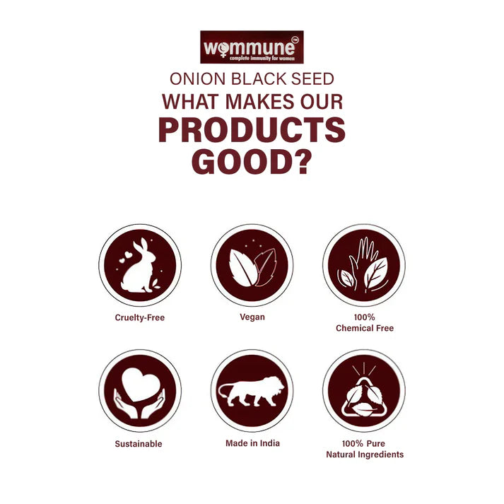 Wommune’s Pure Onion Hair Oil - For healthy & shiny hair