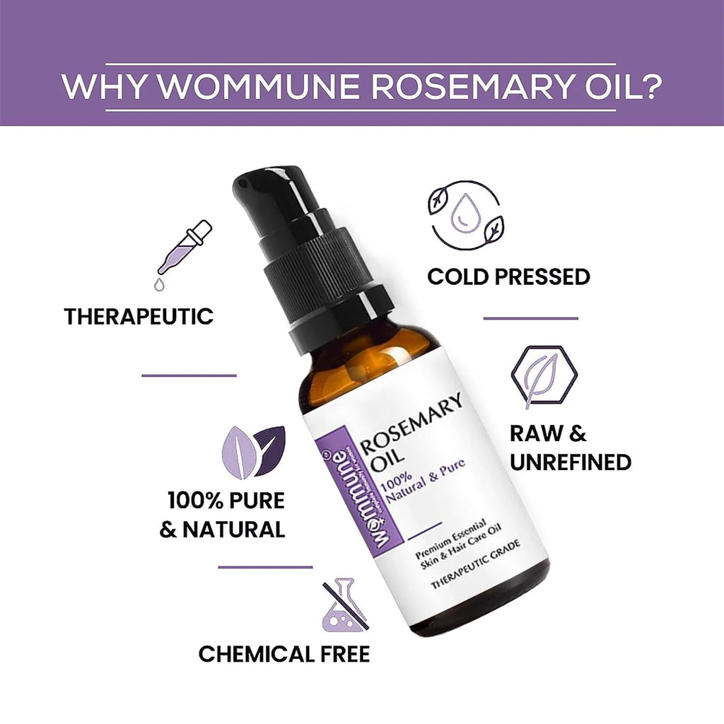 Wommune’s Rosemary Essential Oil - 100% Natural & Pure