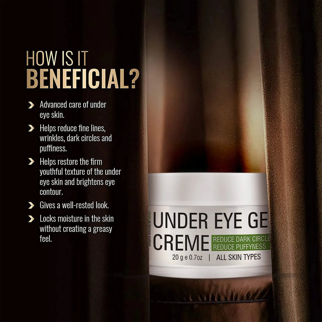 Wommune’s Under Eye Creme Gel - Reduces dark circles