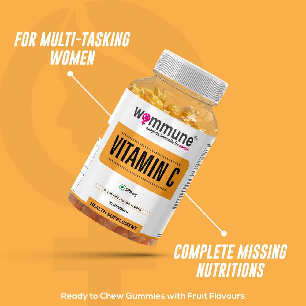 Wommune’s Vitamin C - Skin & Health Gummies
